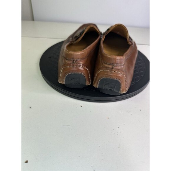 Cole Haan C09298 Men 9.5 M Cognac Leather Horsebit Dress Loafers Slip-on Shoe - Picture 4 of 10